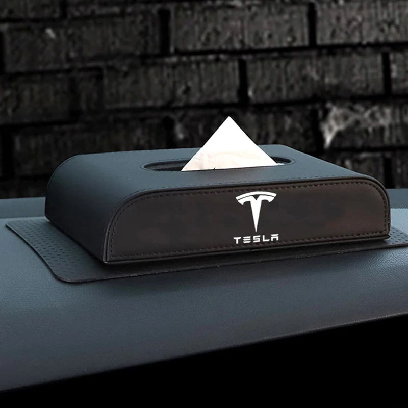 Tesla Leather Tissue Box 4