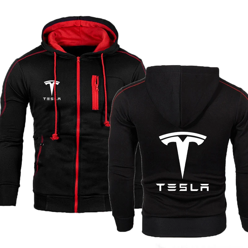 Mens Jackets Tesla Red Jacket Tesla Jackets Coats Tesla Jacket