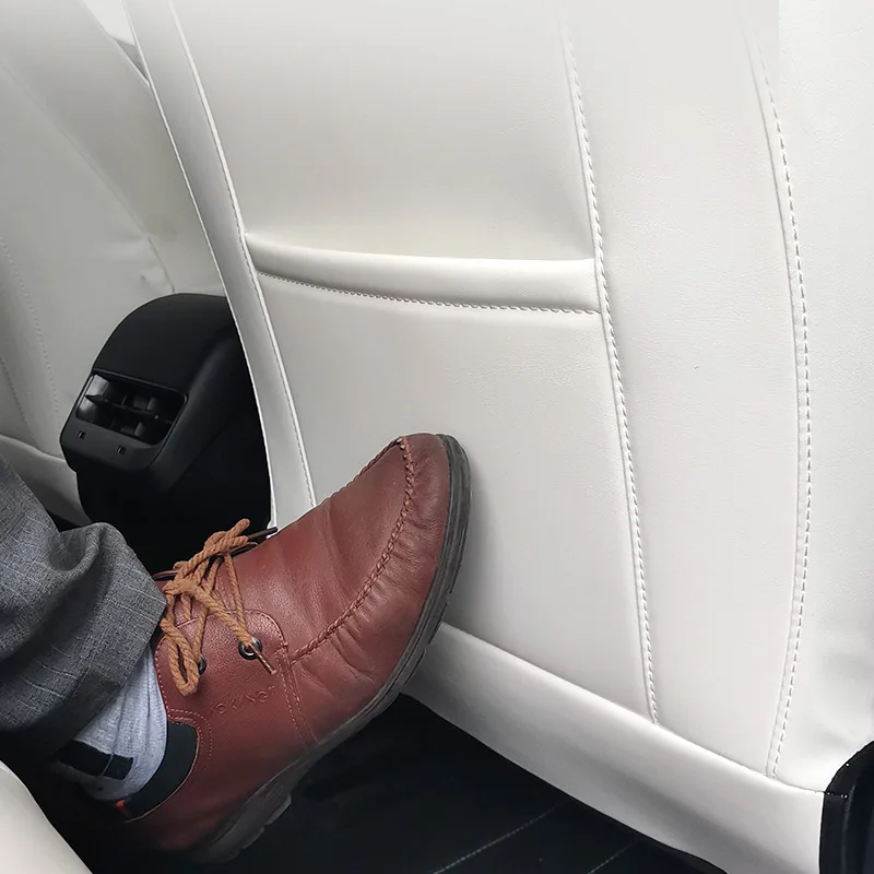 Wear-Proof Anti-Dirty Anti kick Leather Protection | Tesla Model 3 & Y 4