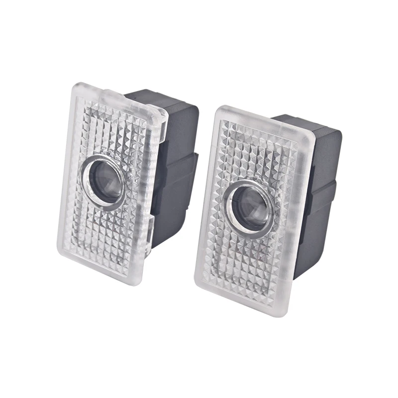 Projecteur De Logo LED Pour Porte De Voiture: 4 Pièces Set Installation Facile, Projection HD, Pour Tesla Model 3/Y/S/X (Blanc