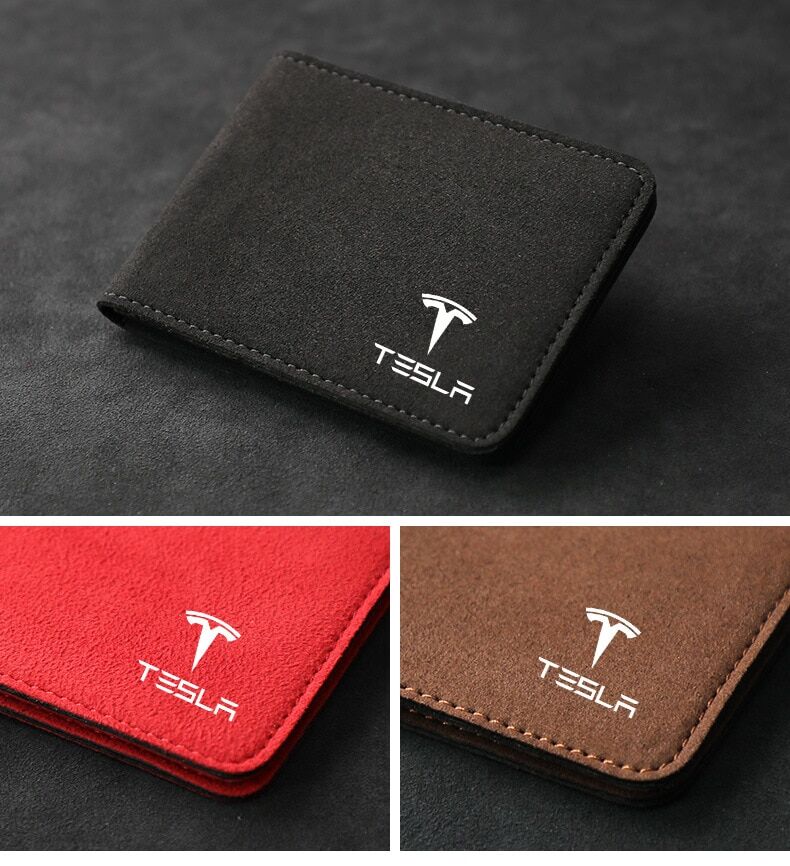 Tesla Suede Wallet 11