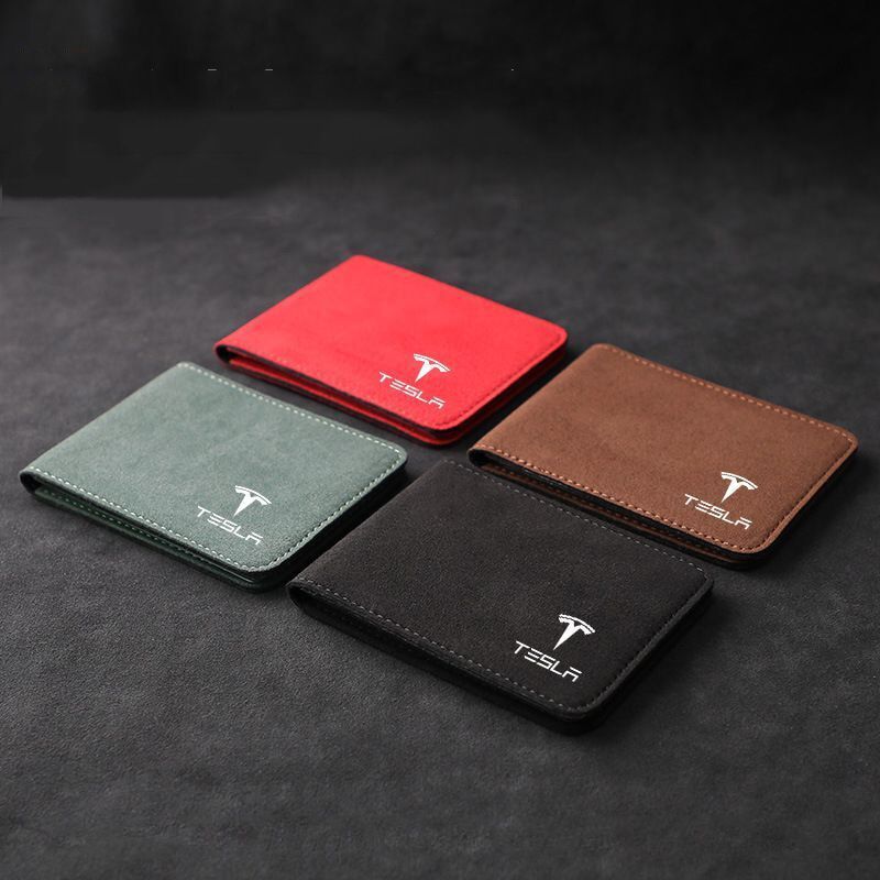 Tesla Suede Wallet 2