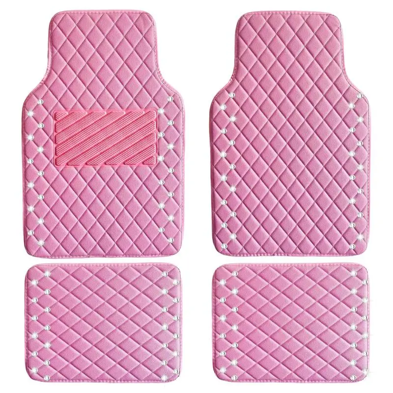 Tesla Leather Pink Mats | Model 3 ,Y & S | 2016-2024 6