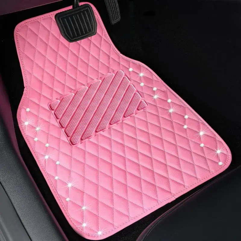Tesla Leather Pink Mats | Model 3 ,Y & S | 2016-2024 2